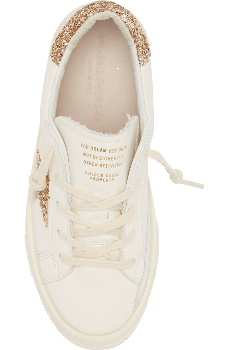 Golden Goose Kids' May Glitter Star Low Top Sneaker, Alternate, color,