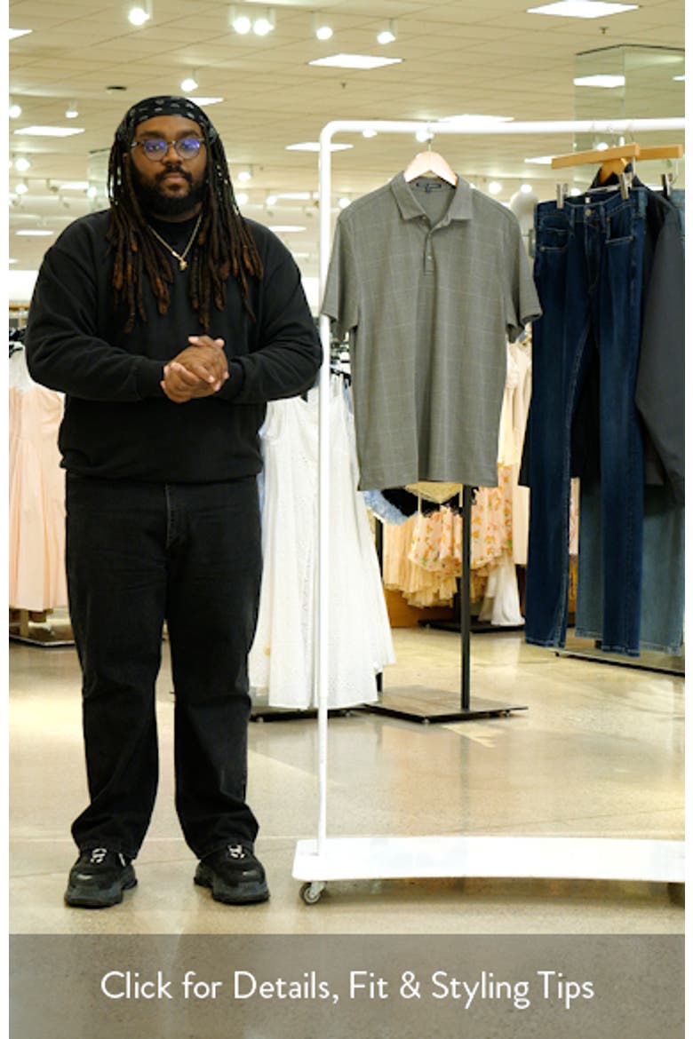 Ardyn Grey Check Cotton Blend Polo video