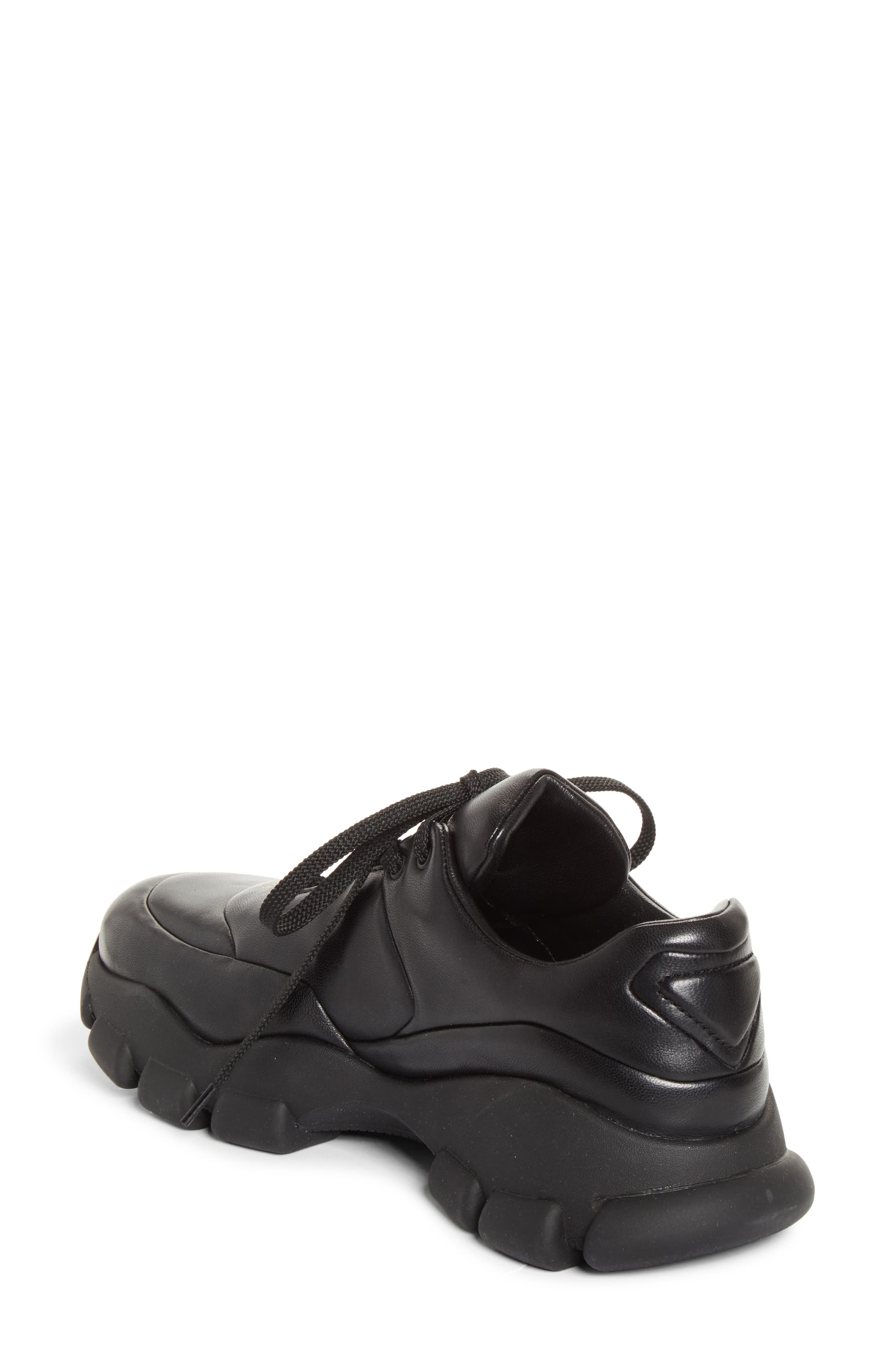 Prada Monolith Athletic Sneaker, Alternate, color, Nero