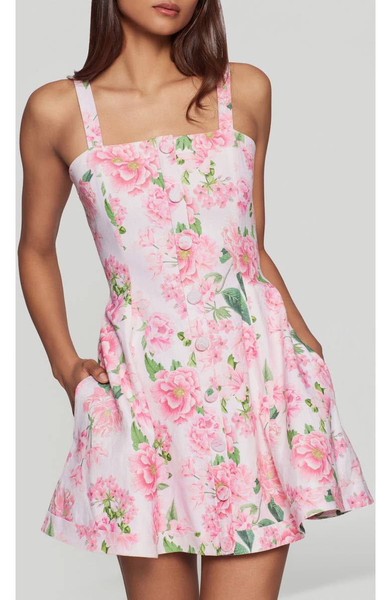 Generation Love Whitney Floral Linen Dress, Alternate, color, Pink Petal Dream