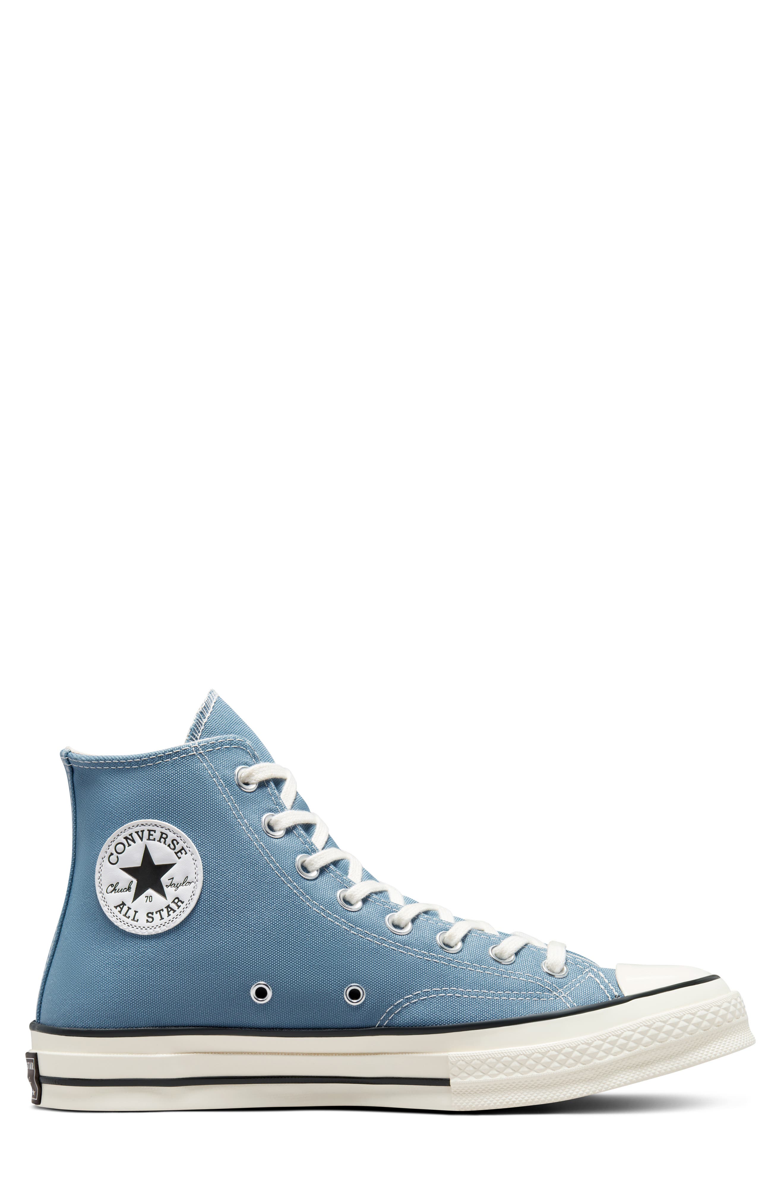 Chuck Taylor® 70 High Top Sneaker, Alternate, color, INDIGO/ EGRET/ BLACK