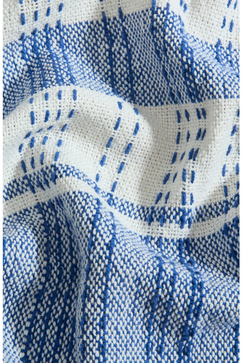 Charleston Cotton Throw Blanket, Alternate, color, BLUE