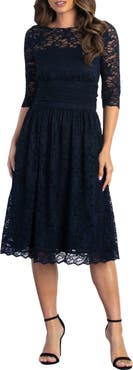 Kiyonna Luna Lace Cocktail Dress