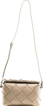 Ecotorie Maude Woven Leather Crossbody Bag