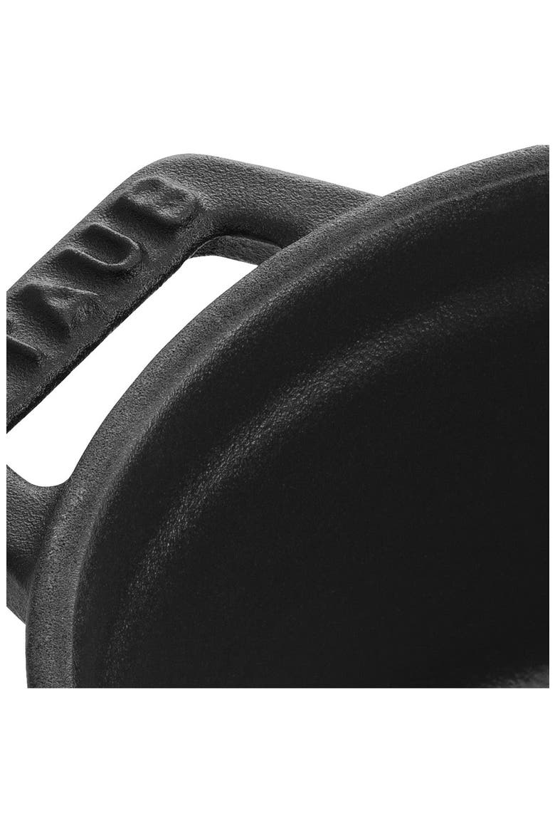 Enameled Cast Iron 0.25-Quart Mini Cocotte, Alternate, color, MATTE BLACK