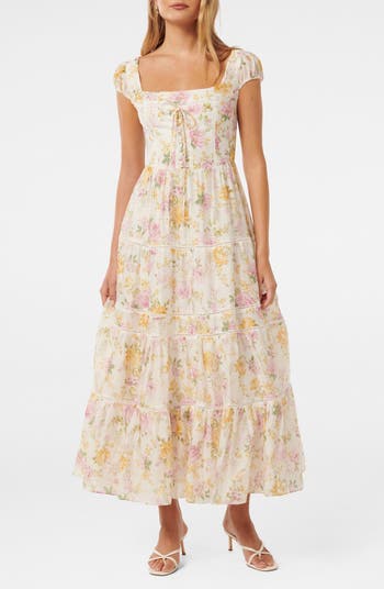 Ever New Cottage Core Floral Maxi Dress | Nordstromrack