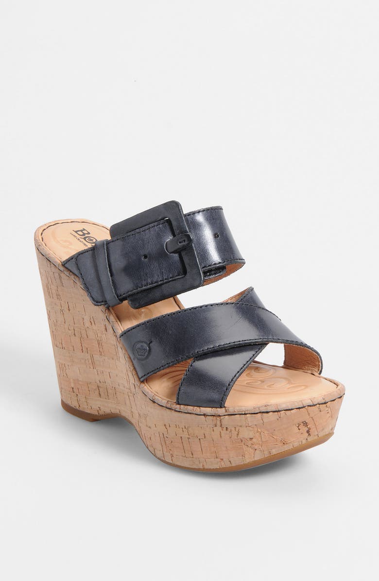 Børn 'Beau' Wedge Sandal, Main, color,