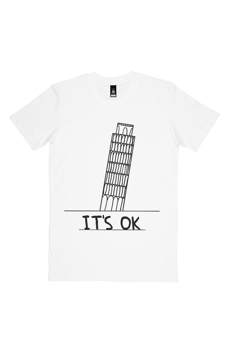 THIRD DRAWER DOWN It's OK Graphic Tee, Main, color, 