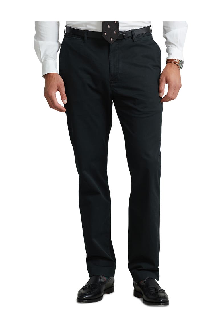 Big & Tall Stretch Chino Pants, Main, color, BLACK