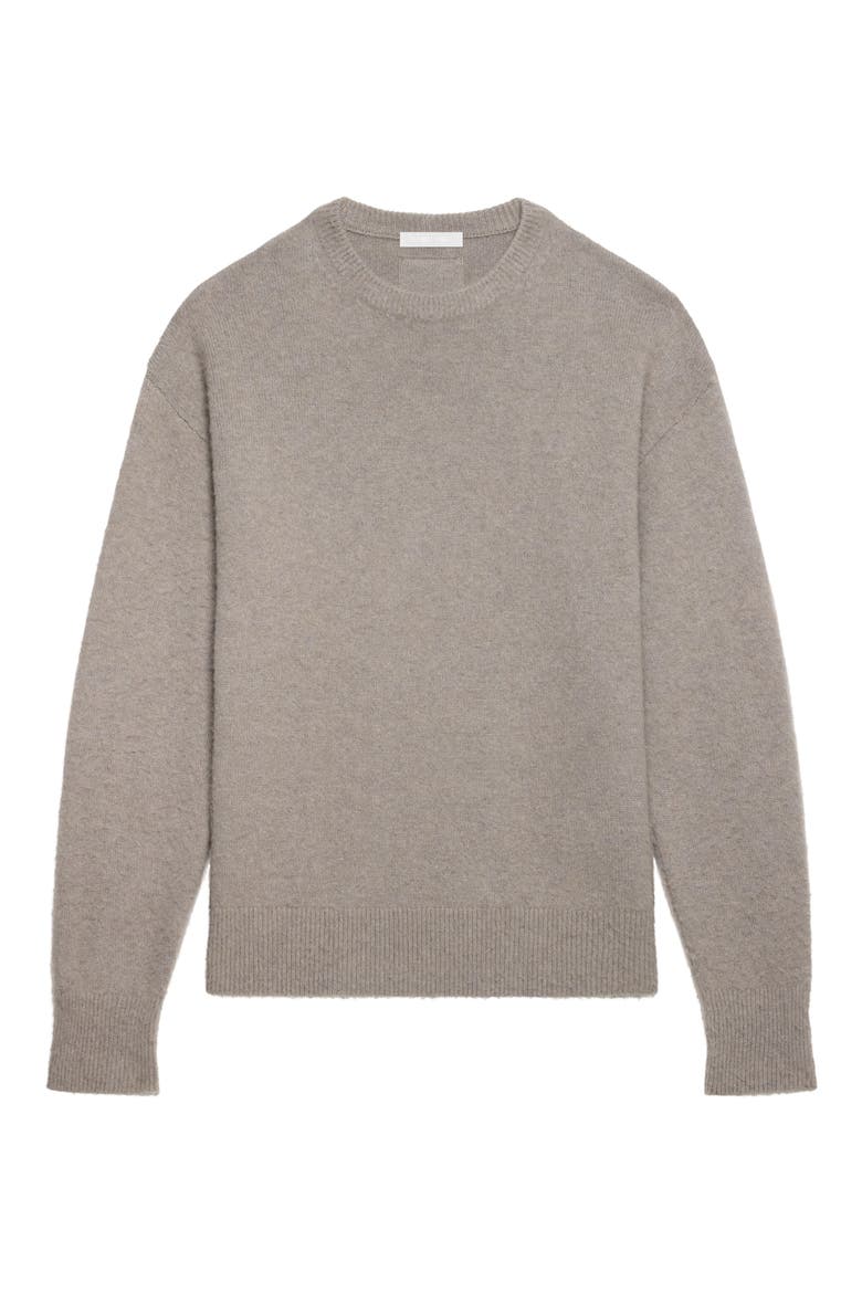 Brushed Wool & Cashmere Sweater, Alternate, color, FOG