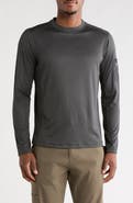 CARBON + CRAFT Grid Jacquard Long Sleeve T-Shirt