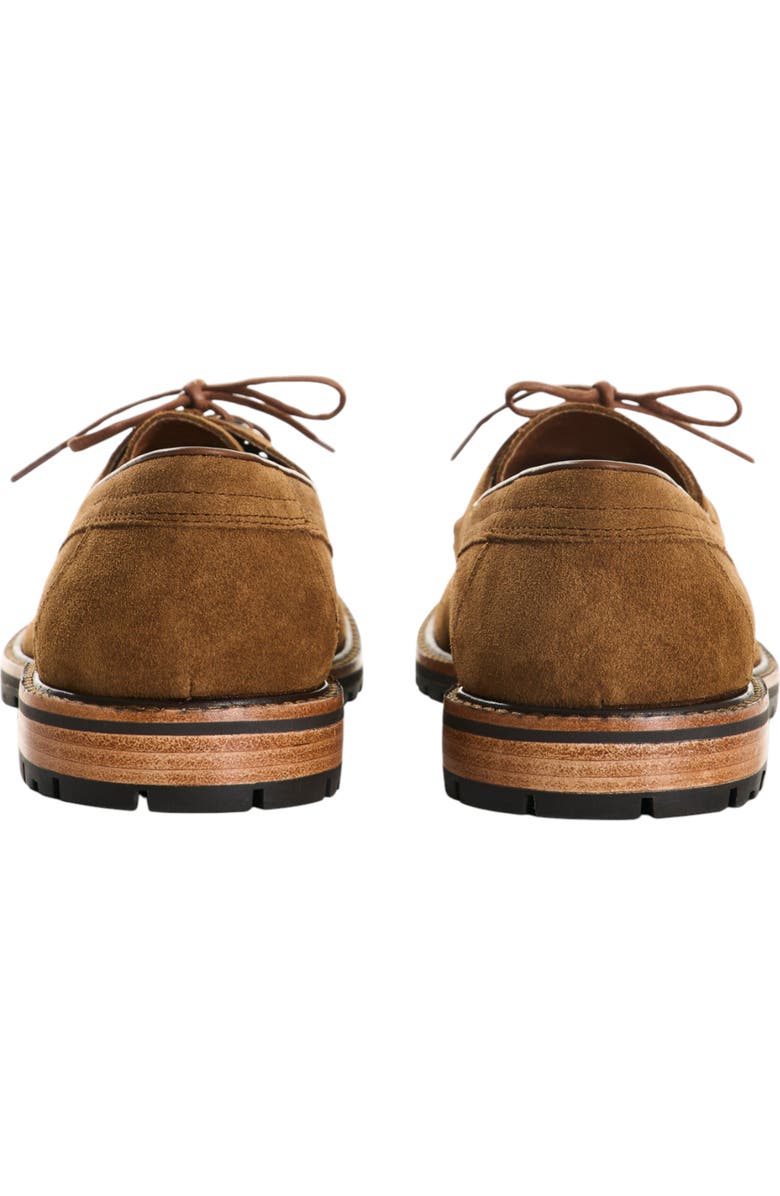 Velez Suede Leather Lace-Up Shoes, Alternate, color, Sand