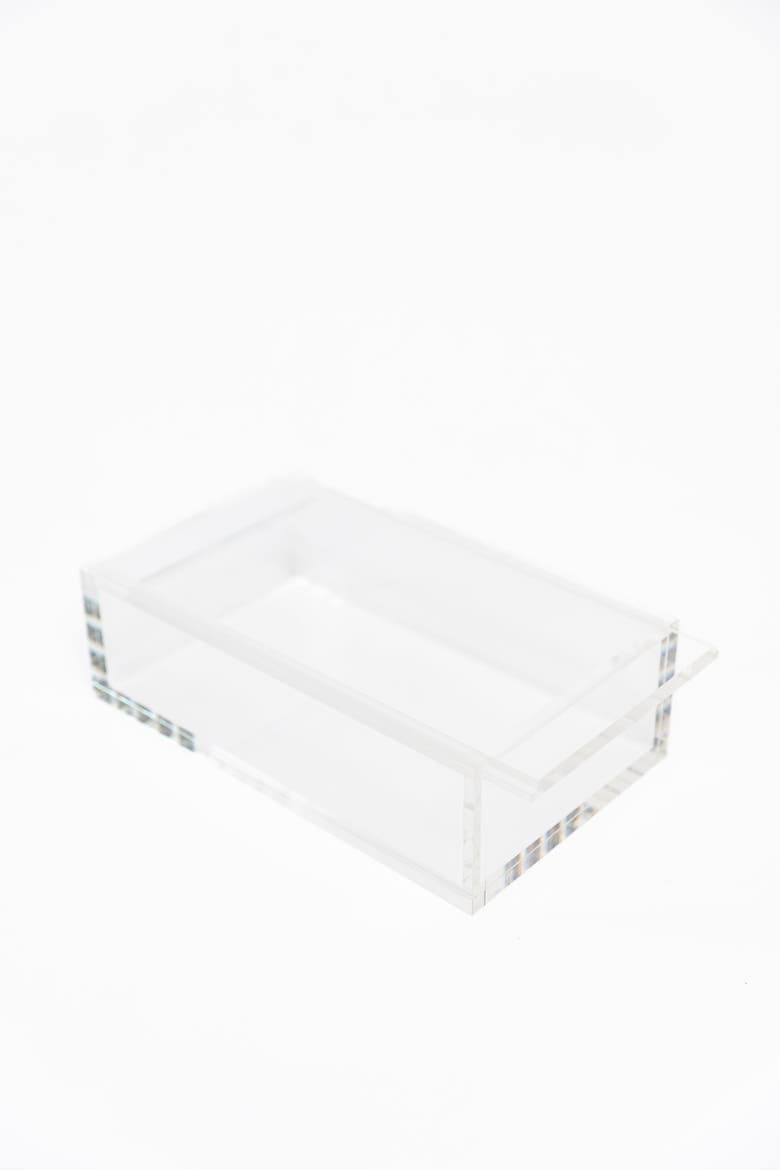 Mahjong Tile Display Box, Alternate, color, Clear / no color