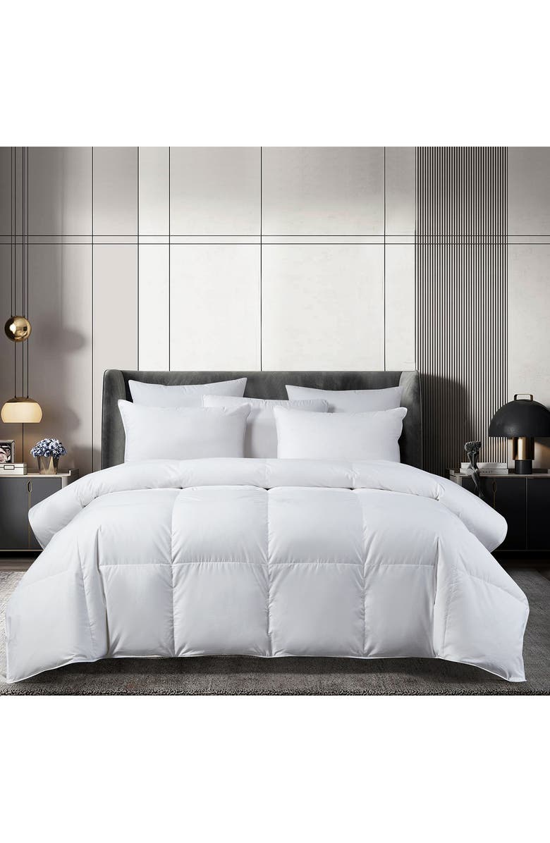 BLUE RIDGE HOME FASHIONS Beautyrest 300 Thread Count European All-Seasons Comforter, Alternate, color, White