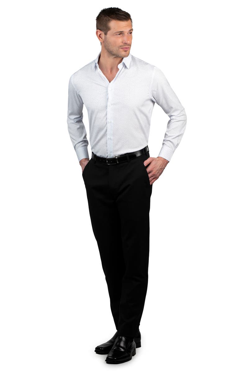 Ben Sherman Speckle Print Slim Fit Dress Shirt, Alternate, color,