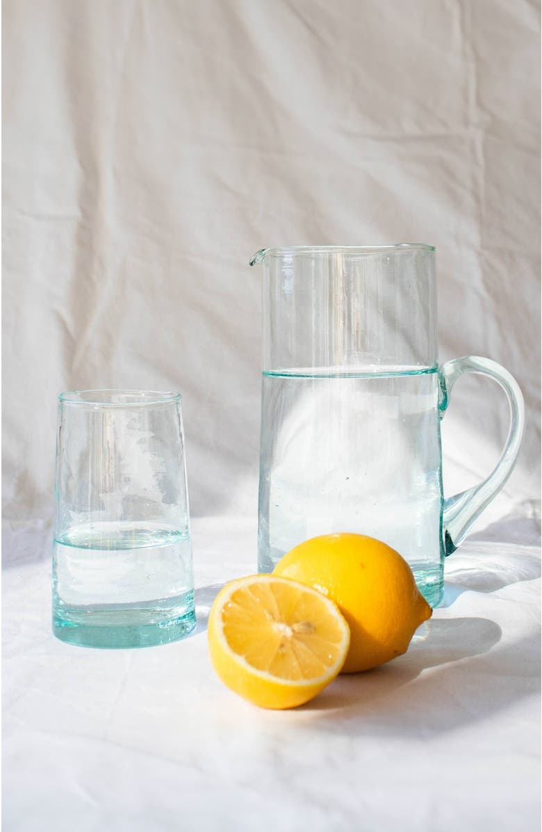 Verve Culture Moroccan Cone Jug, Alternate, color, Clear