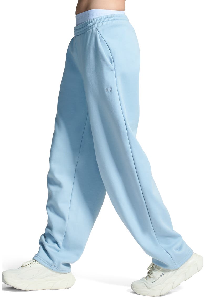 Icon Fleece Barrel Pants, Main, color, 034 BLUE FOG