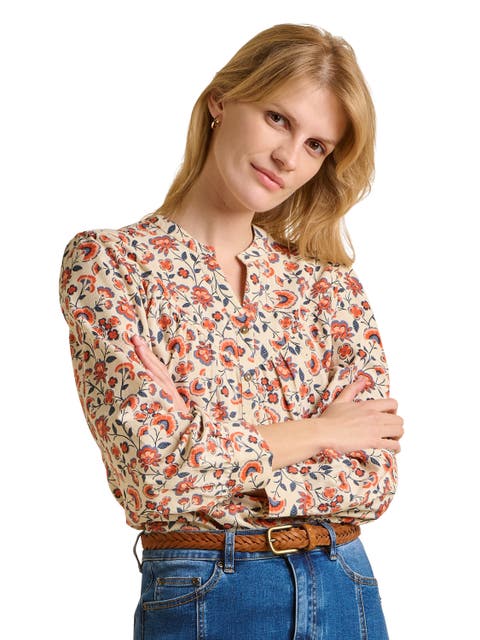 Lindsay Long Sleeve V-Neck Shirt