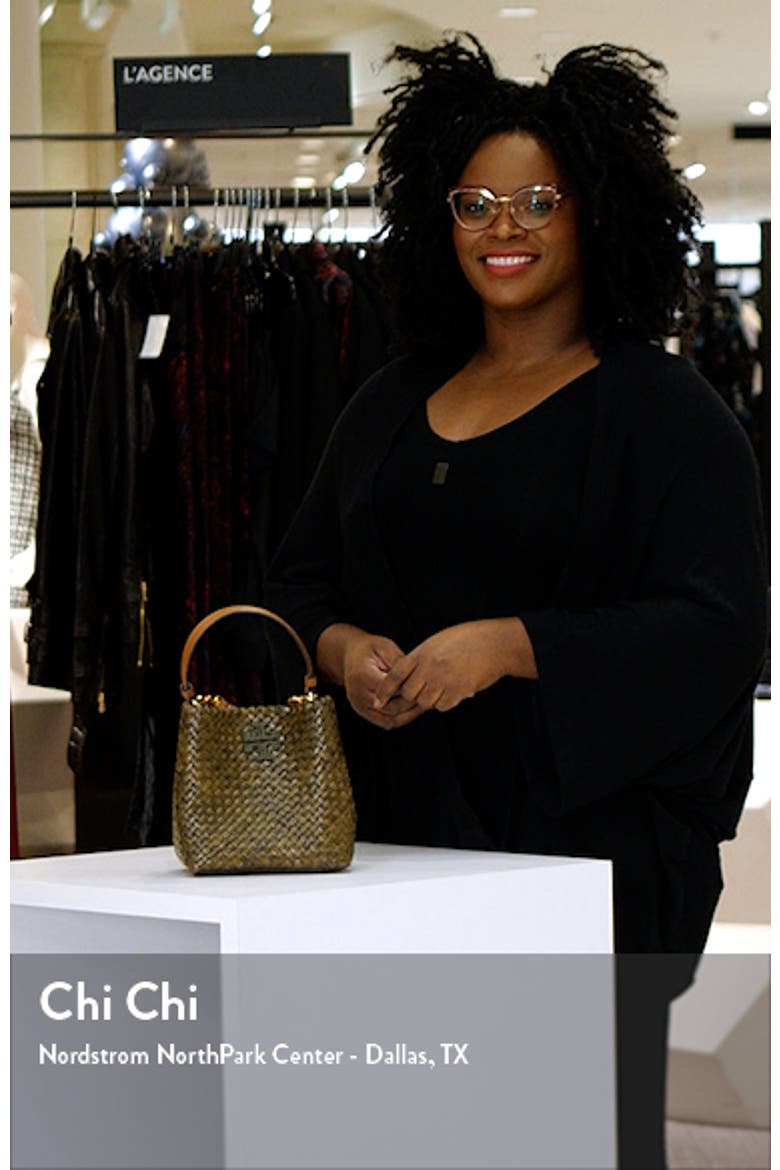 McGraw Dragon Woven Leather Bucket Bag video