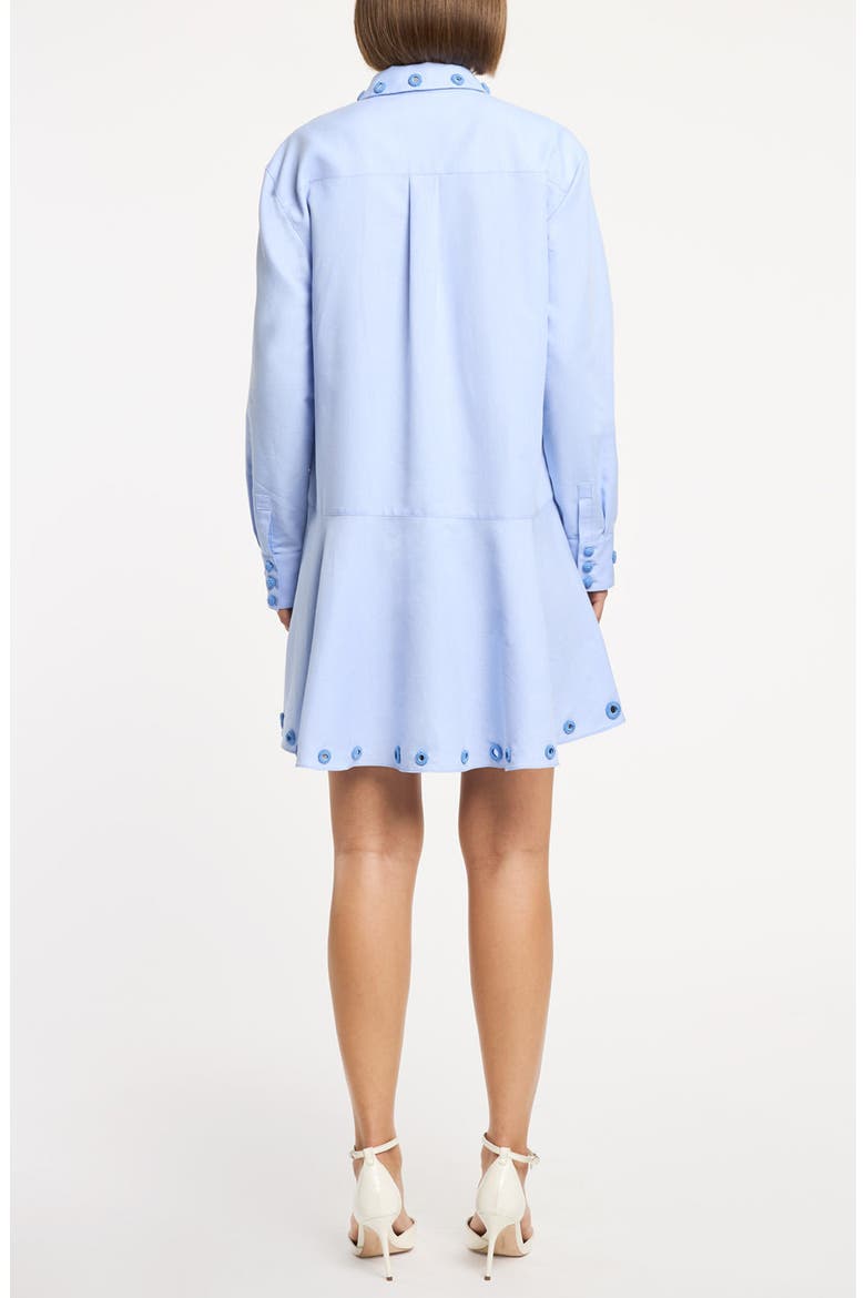 Giulia Long Sleeve Minidress, Alternate, color, RAIN CLOUD