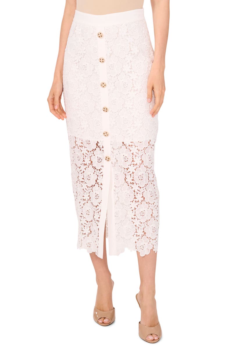 CeCe Lace Midi Skirt, Main, color,