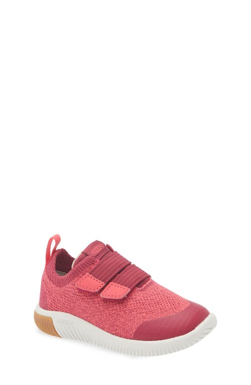 Keen Kids' Knx Knit Sneaker In Beaujolais/raspberry
