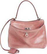 Balenciaga Mini Rodeo Lambskin Leather Top Handle Bag