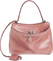 Balenciaga Mini Rodeo Lambskin Leather Top Handle Bag