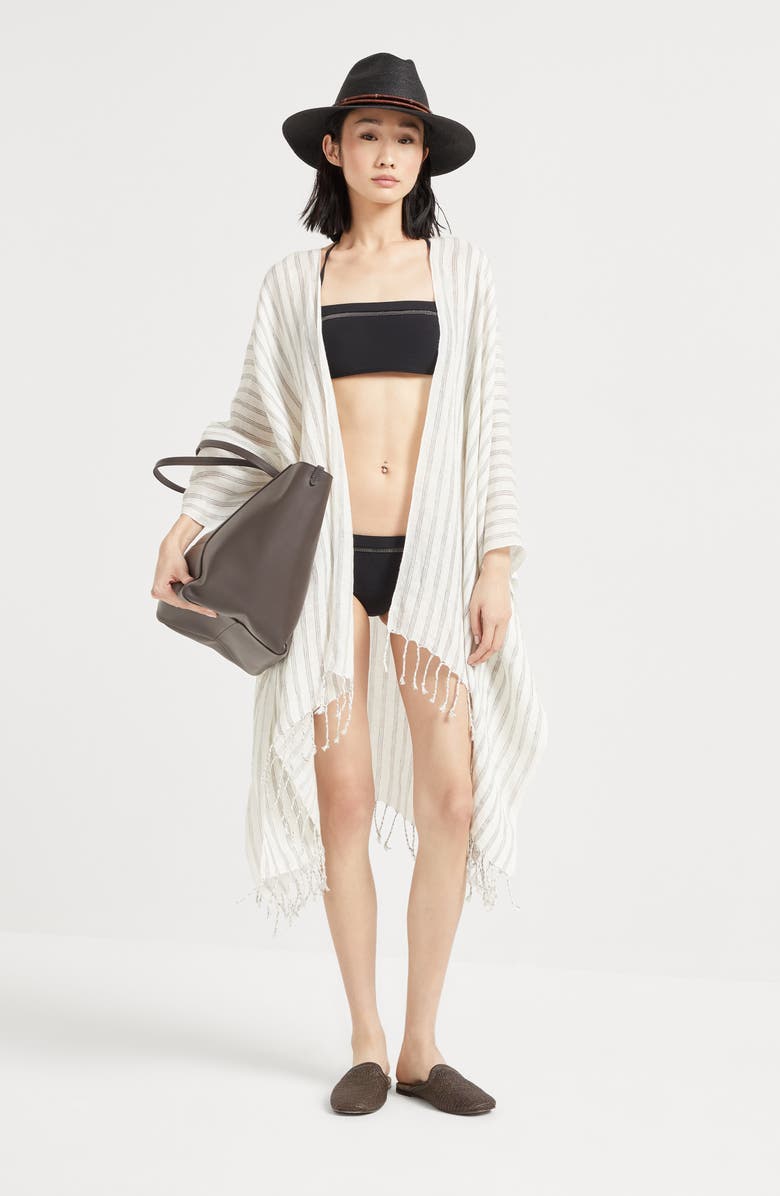 Brunello Cucinelli Bikini bottom with monili, Alternate, color, 