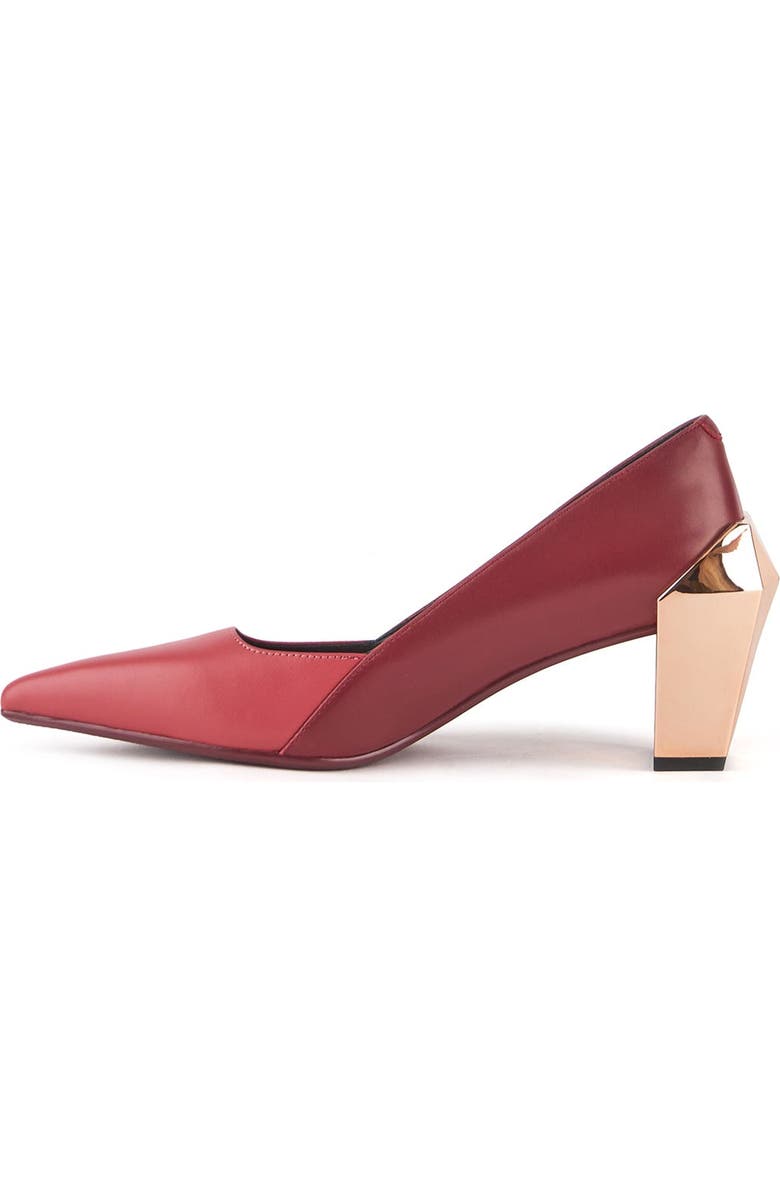 United Nude Gem Pump Mid, Alternate, color, Cranberry Mix