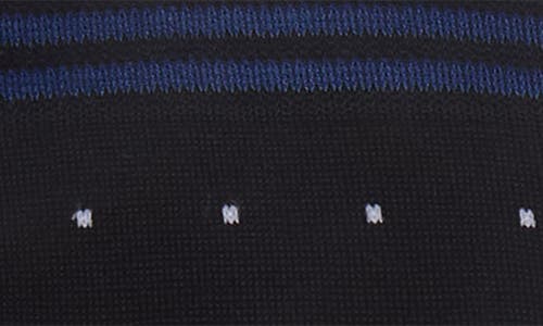 Bugatchi Stripe & Dot Mercerized Cotton Blend Dress Socks