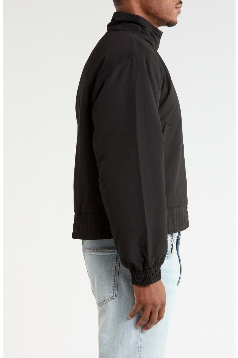 Logo Script Puffer Jacket, Alternate, color, BLACK