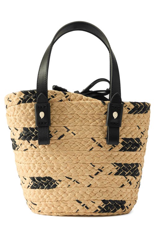 Helen Kaminski Palmas Basket Tote In Natural/black