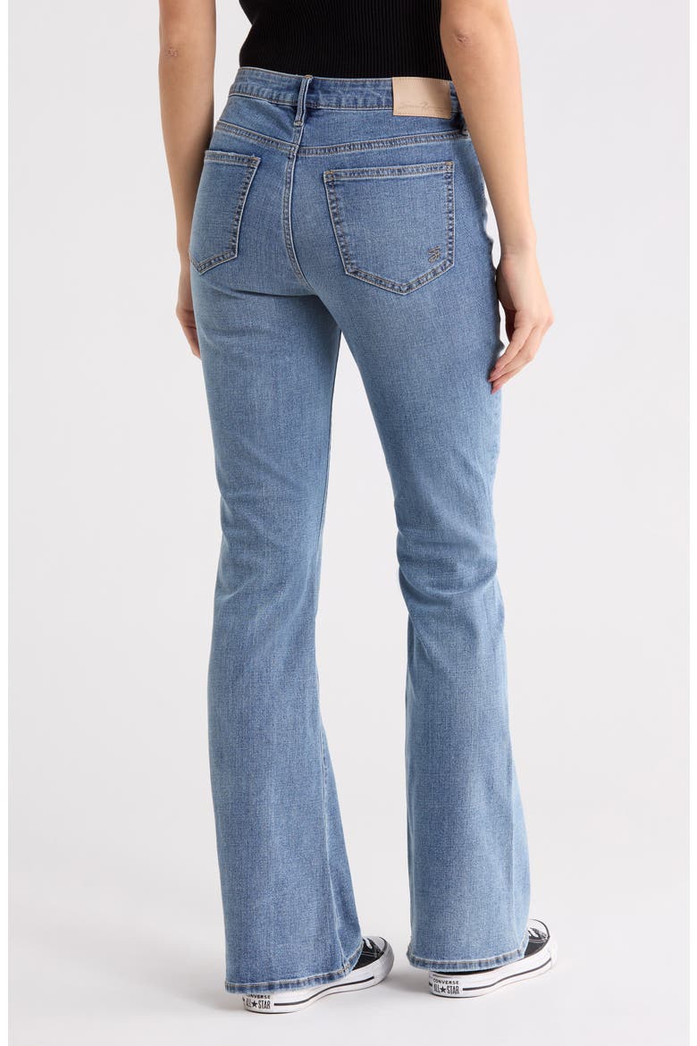 Generation High Waist Flare Jeans, Alternate, color, DESERT DUST
