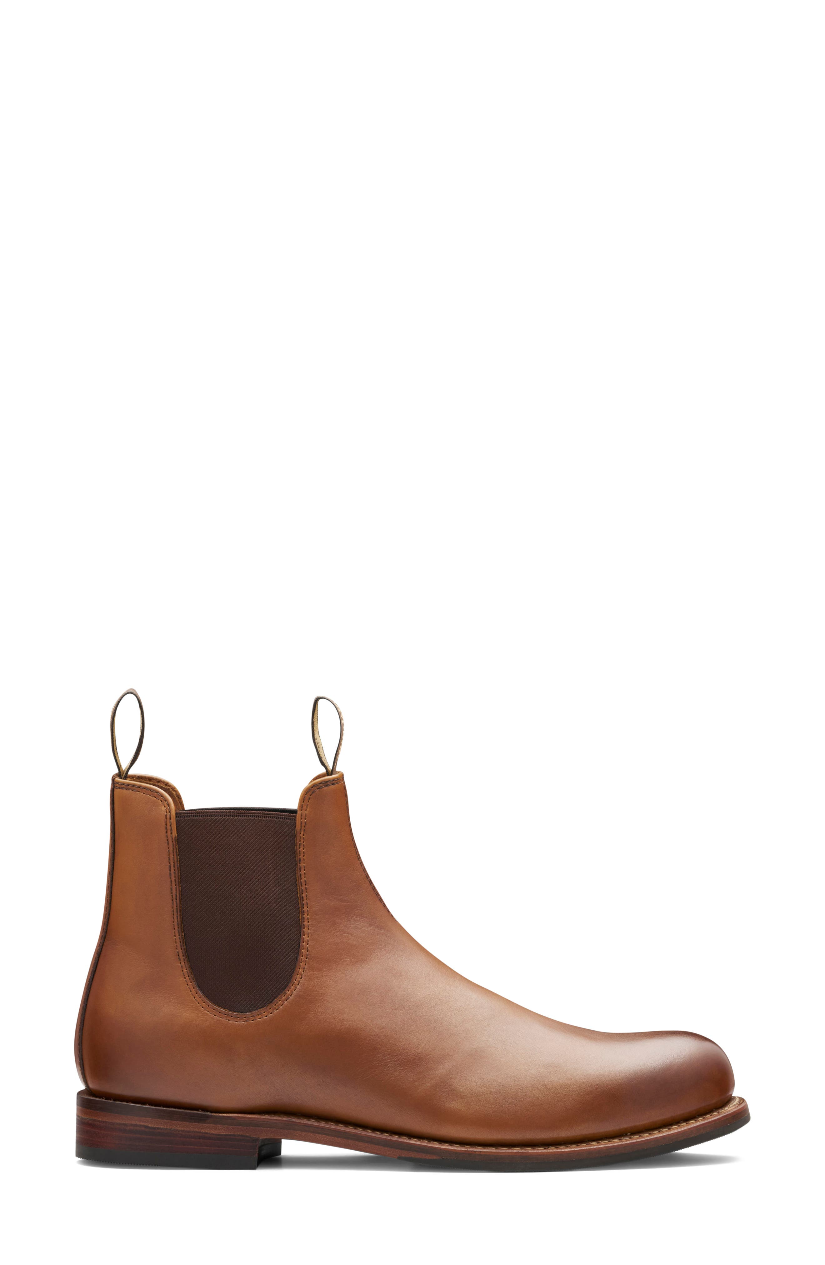 Heritage Chelsea Leather Boot, Alternate, color, CHESTNUT