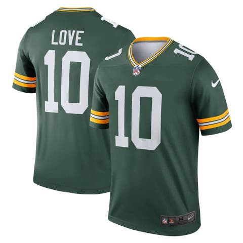 Men's Nike Jordan Love Green Green Bay Packers  Legend Player Performance Top