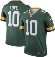 Nike Men's Nike Jordan Love Green Green Bay Packers  Legend Player Performance Top