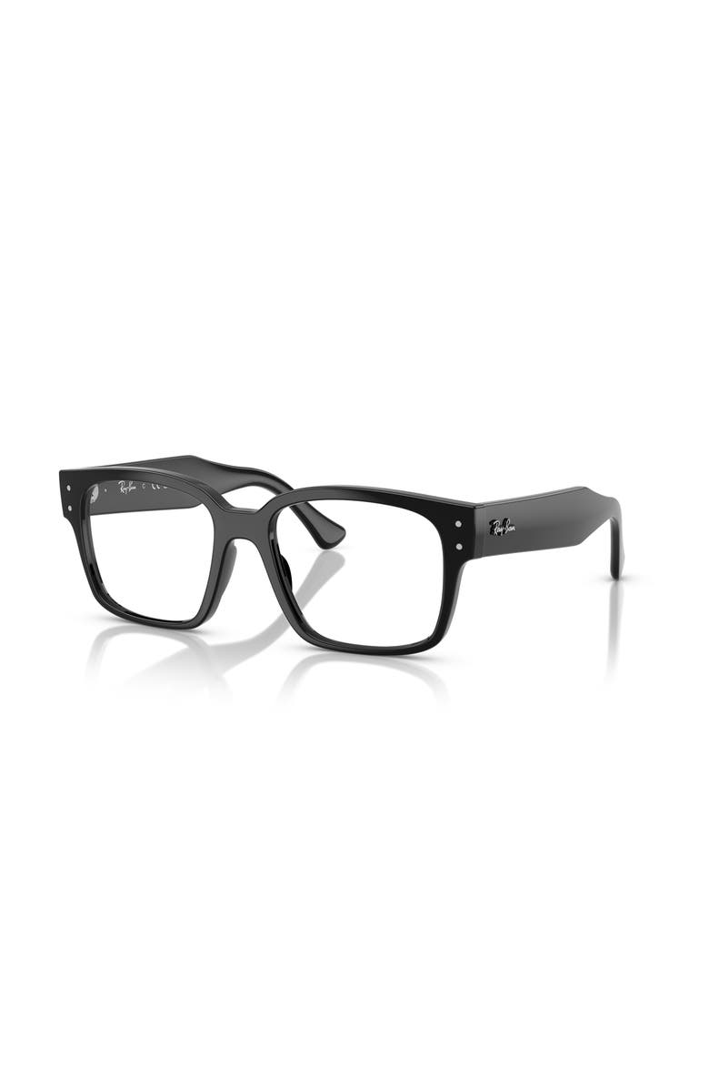 Ray-Ban 53mm Square optical glasses, Main, color, Black