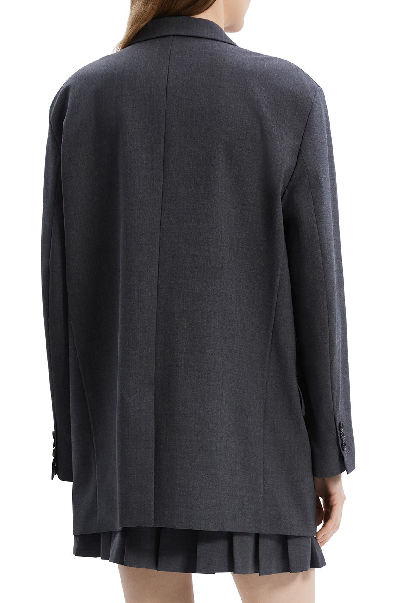 Stretch Wool Blend Blazer - image 2