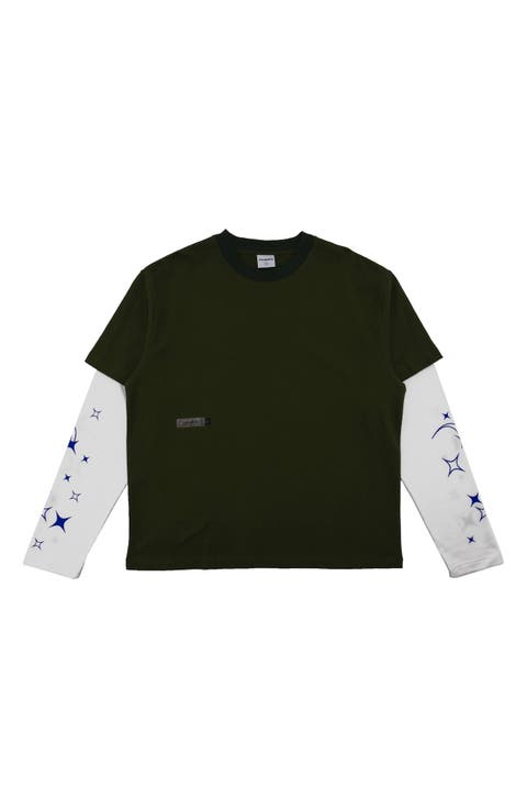 Grayson Layered Look Graphic T-Shirt
