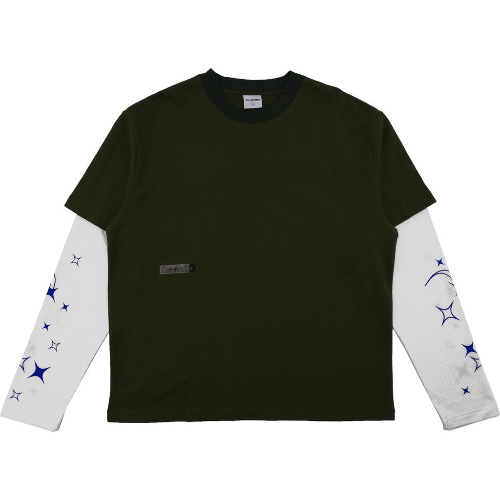 Students Grayson Layered Look Graphic T-shirt In Gray