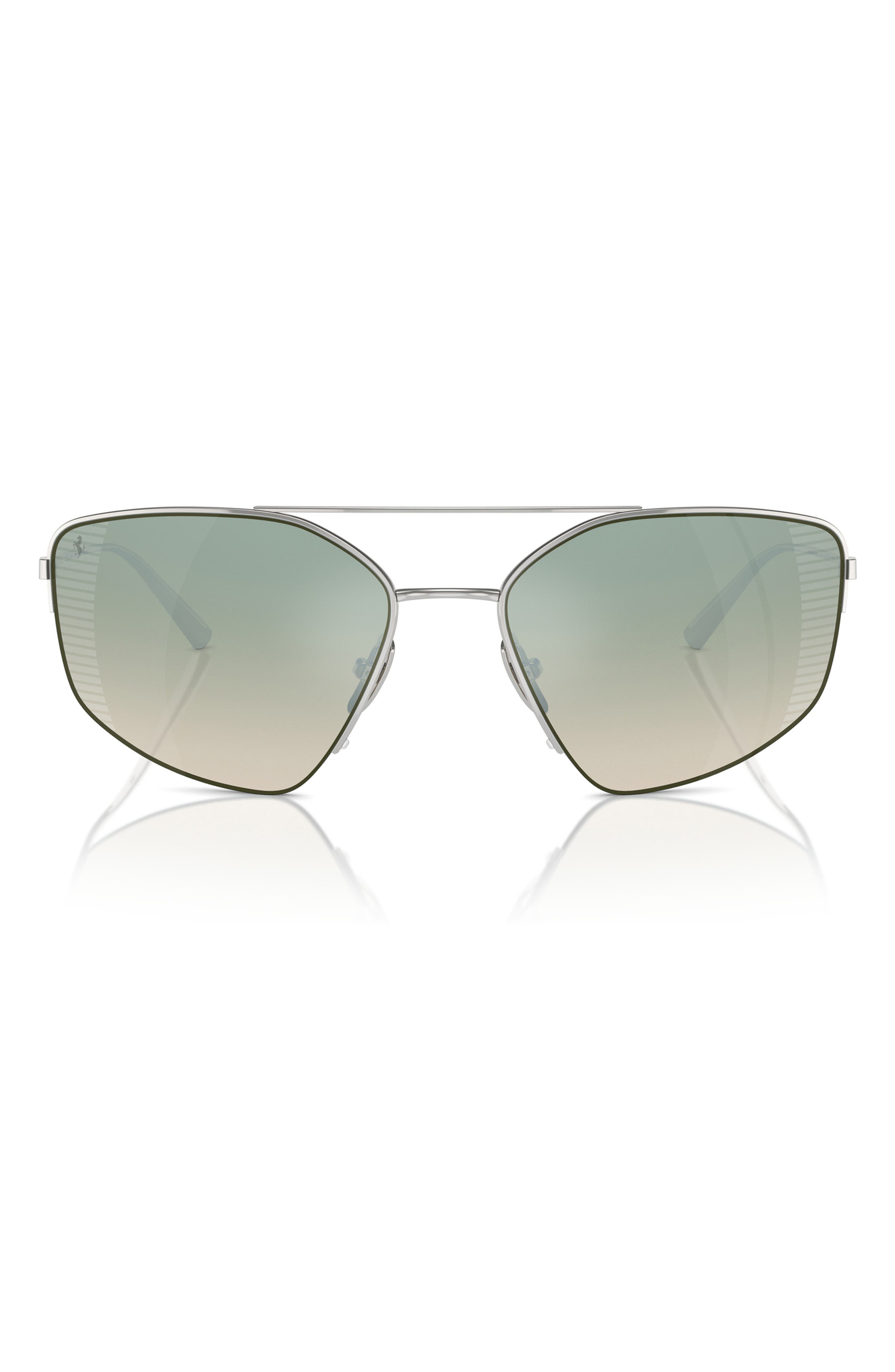 SILVER / GRADIENT GREEN MIRROR