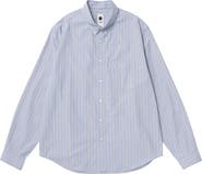 vowels Striped Button Down Shirt