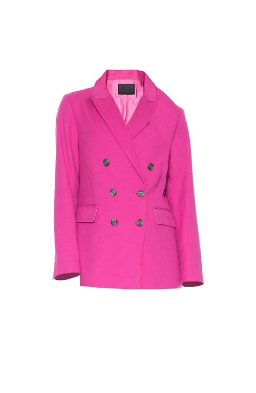 Blue Revival Your Ex Boyfriends Blazer In Pink