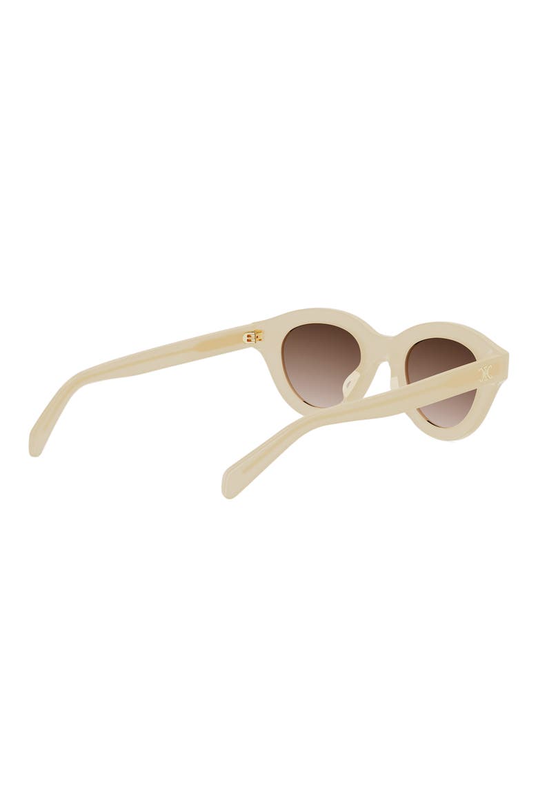 Triomphe 47mm Small Pantos Sunglasses, Alternate, color, ORANGE/ OTHER / GRADIENT BROWN