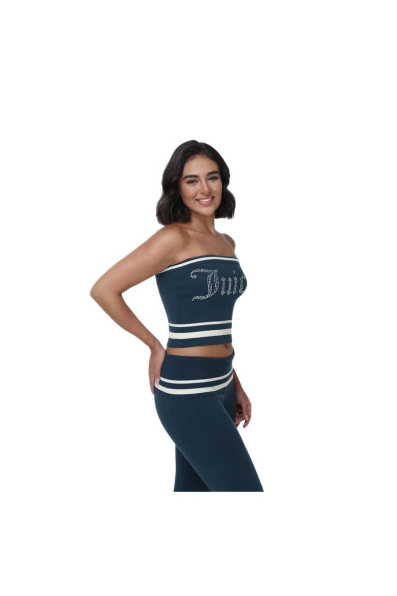 Sleek Logo Strapless Tube Top, Alternate, color, REGAL BLUE