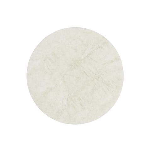 Woolable rug Rond Natural