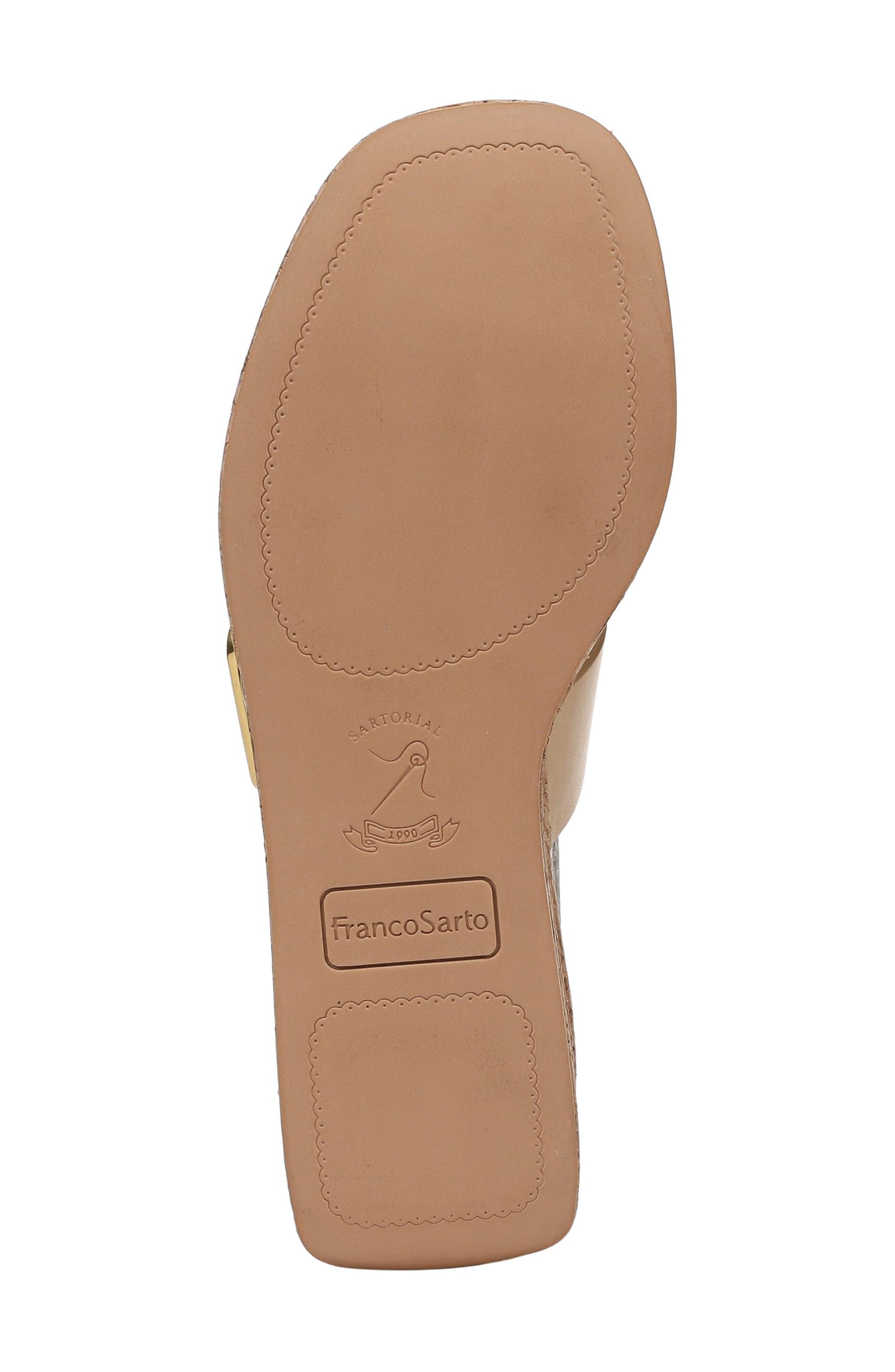 Taziana Platform Wedge Sandal, Alternate, color, STRAW LEATHER