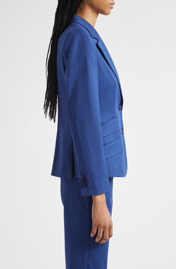 Cotton Couture Two-Button Blazer