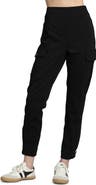 APNY High Waist Ponte Cargo Pants